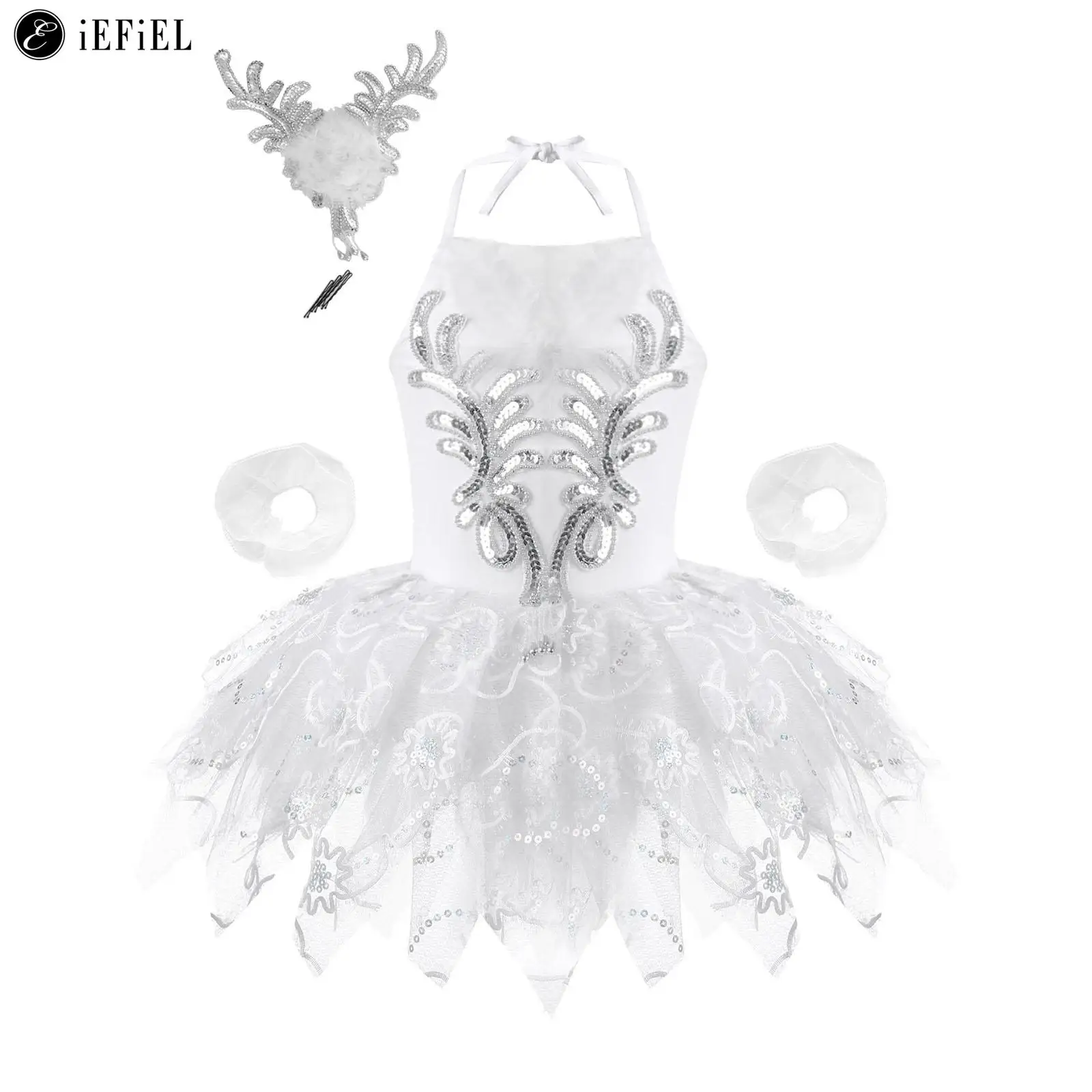 Kids Girls Swan Lake Ballerina Costume Beads Sequins Ballet Dance Tutu Dress Leotard Stage Performance Outfits Dancewear
Kids Girls Swan Lake Ballerina Costume Beads Sequins Ballet Dance Tutu Dress Leotard Stage Performance Outfits Dancewear
