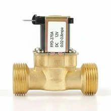 Solenoid Valve AC 220V/ DC 24V / DC 12V Brass Water Inlet N/C Normal Closed Electric Solenoid Valve 3/4" Thread Size
Solenoid Valve AC 220V/ DC 24V / DC 12V Brass Water Inlet N/C Normal Closed Electric Solenoid Valve 3/4" Thread Size
