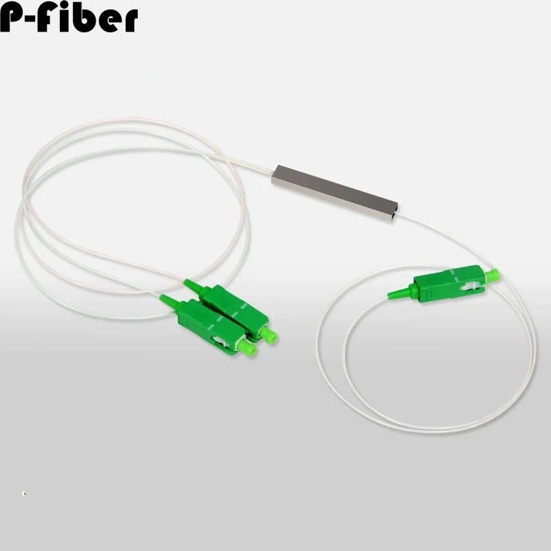 

mini 1x2 FBT splitter 10pcs SC SCAPC 1*2 50:50 95:5 90:10 20:80 15:85 35:65 1:99 optical fiber