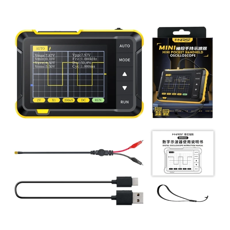 Rechargeable Oscilloscope DIY Electrical Tester for Automotive Electronics Dropship
Rechargeable Oscilloscope DIY Electrical Tester for Automotive Electronics Dropship