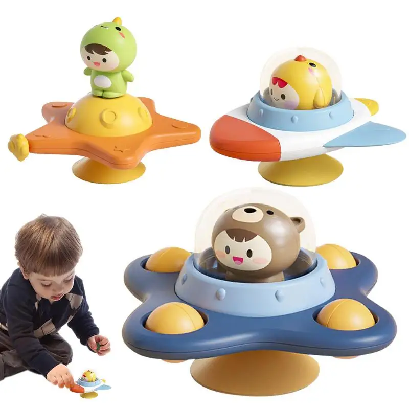 Suction Cup Toys Bear Dinosaur Chick Suction Cup Spinner Toys Multifunctional 2-in-1 Suction Cup Interactive Toy For Babies Ages
Suction Cup Toys Bear Dinosaur Chick Suction Cup Spinner Toys Multifunctional 2-in-1 Suction Cup Interactive Toy For Babies Ages