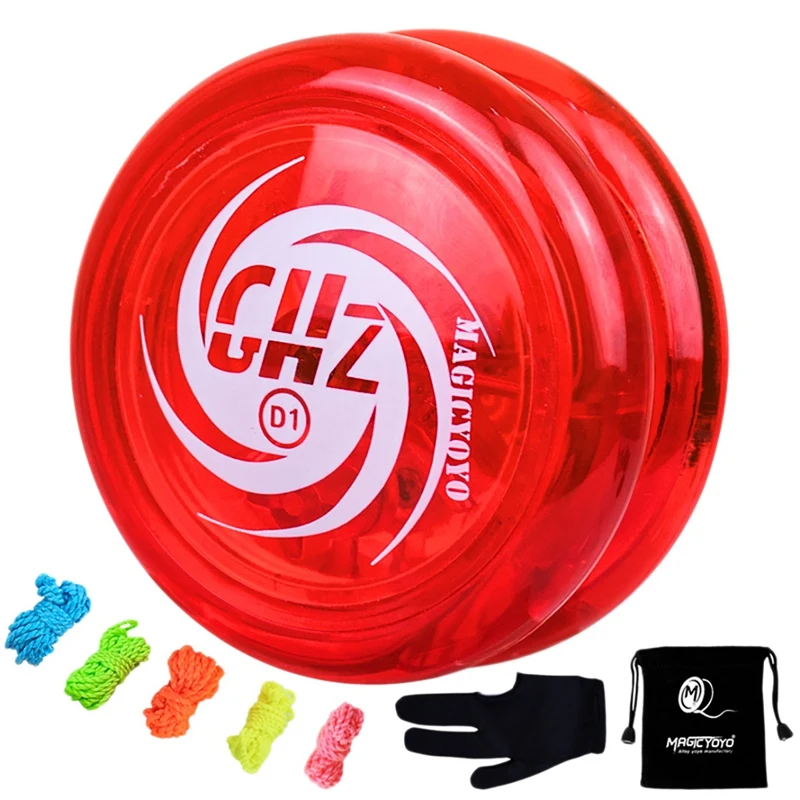 MAGICYOYO Responsive Yoyo D1 GHZ, Professional Looping Yoyos For Kids Beginner With Yoyo Strings+Gloves+Yoyo Bags
MAGICYOYO Responsive Yoyo D1 GHZ, Professional Looping Yoyos For Kids Beginner With Yoyo Strings+Gloves+Yoyo Bags