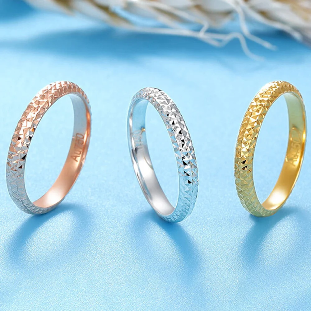 Au750 Реальные 18K Желтые, розовые, белые, золотые, стандартные женские кольца/1 шт.
Au750 Реальные 18K Желтые, розовые, белые, золотые, стандартные женские кольца/1 шт.