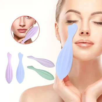 얼굴 및 눈 얼굴 미용 롤러, 피부 관리 도구, 구아샤 마사지 실리콘 롤러 뷰티