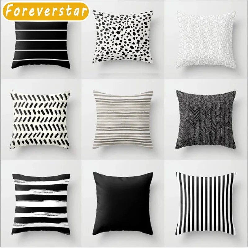 Наволочка в скандинавском стиле с геометрическим рисунком, двусторонняя, черная, белая, серая, стандартная декоративная наволочка для дивана, автомобиля, дома
Наволочка в скандинавском стиле с геометрическим рисунком, двусторонняя, черная, белая, серая, стандартная декоративная наволочка для дивана, автомобиля, дома