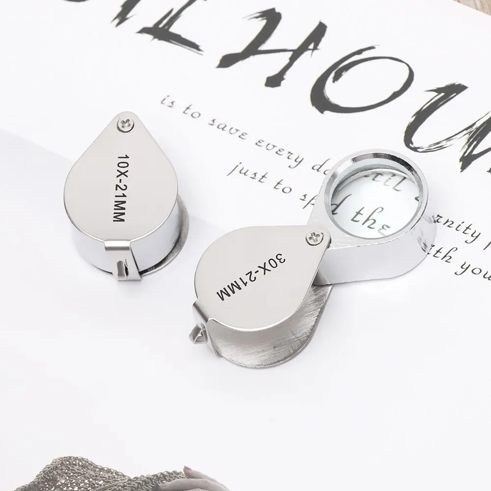 10/20/30X Optical Glass Magnifying Handheld Lens Magnifier Mini Pocket Folded Jewelers Eye Loupe Loop Currency Detector Tools
10/20/30X Optical Glass Magnifying Handheld Lens Magnifier Mini Pocket Folded Jewelers Eye Loupe Loop Currency Detector Tools