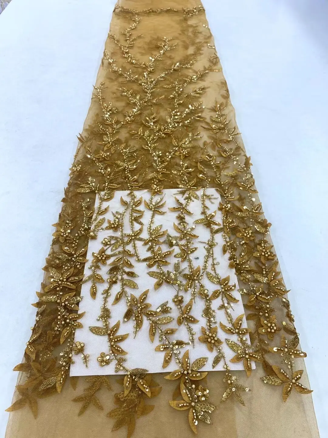 African J-23080210 Lace Fabric Sequins French Beaded Mesh Tulle Fabrics For Sewing Wedding Dresses
African J-23080210 Lace Fabric Sequins French Beaded Mesh Tulle Fabrics For Sewing Wedding Dresses