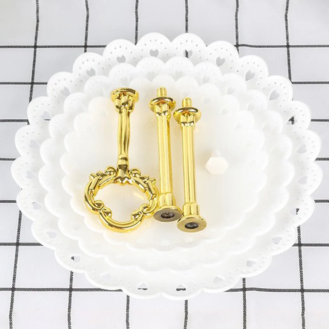 3 Tier Glass Stand Tray Hardware Cake Plate Stand Fitting Hardware Holder Wedding Party Serving Tray Tableware No Plate
3 Tier Glass Stand Tray Hardware Cake Plate Stand Fitting Hardware Holder Wedding Party Serving Tray Tableware No Plate