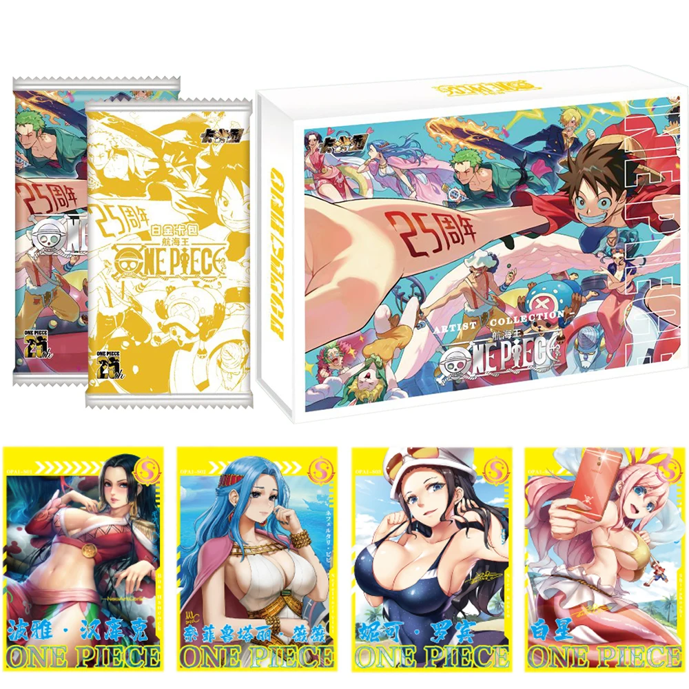 New One Piece 35th Anniversary Rare Cards Box Anime Luffy Zoro Nami Chopper Tcg Game Collectibles Card Child Birthday Gift Toys
New One Piece 35th Anniversary Rare Cards Box Anime Luffy Zoro Nami Chopper Tcg Game Collectibles Card Child Birthday Gift Toys
