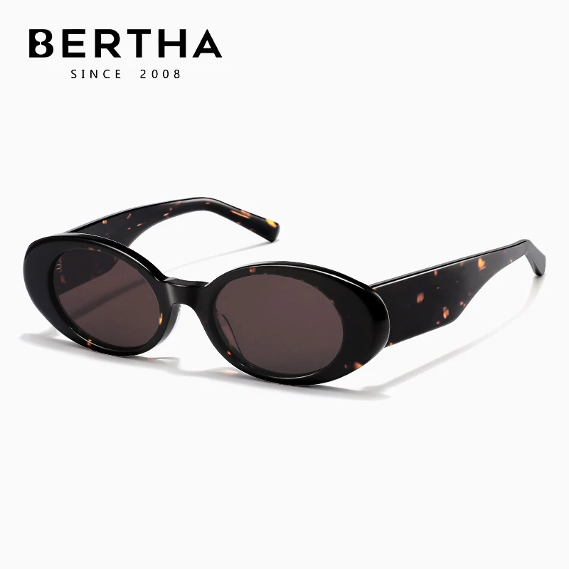 

BERTHA Sunglasses Polarized Classic The Same Of Jackson Wang Square Frame Sunglasses For Men Supported Anti-UV400 Black Shades