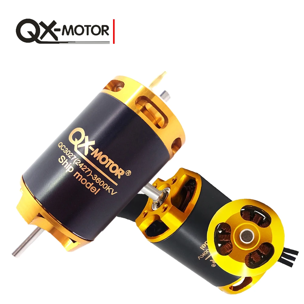 QX-MOTOR 3S 4S Brushless Motor QF3027 2800KV 3600KV 3800KV use 90A 120A ESC For Toy Ship Boat Plane Model Repair Tool
QX-MOTOR 3S 4S Brushless Motor QF3027 2800KV 3600KV 3800KV use 90A 120A ESC For Toy Ship Boat Plane Model Repair Tool