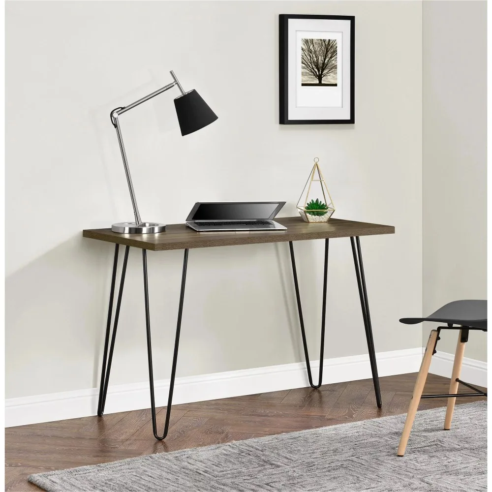 Vintage computer desk, can hold laptops, desk lights, and photos, computer desk, walnut wood
Vintage computer desk, can hold laptops, desk lights, and photos, computer desk, walnut wood