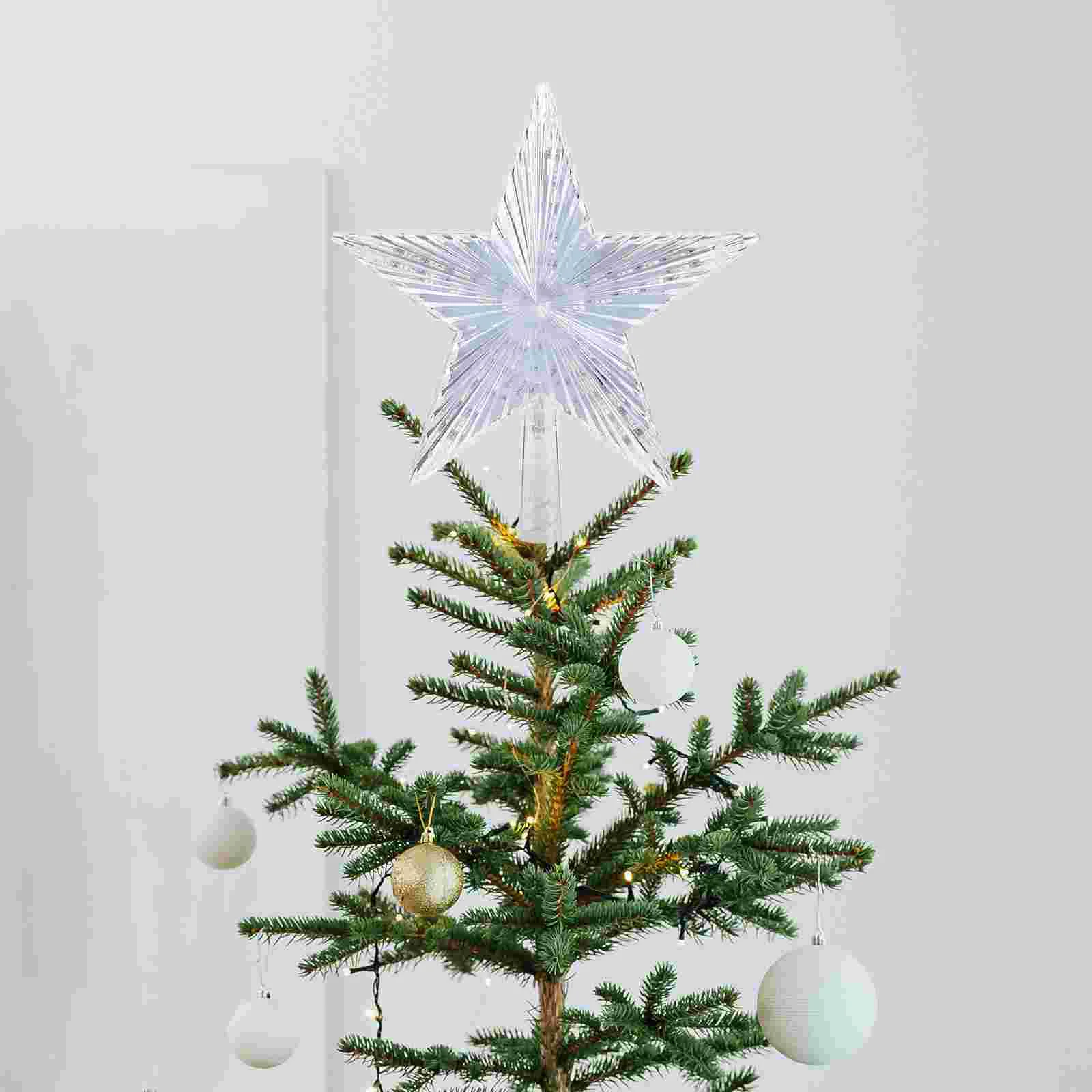 Christmas Tree Star Topper Light LED Treetop Star Ornament Home Decoration with US Plug (Warm White)
Christmas Tree Star Topper Light LED Treetop Star Ornament Home Decoration with US Plug (Warm White)