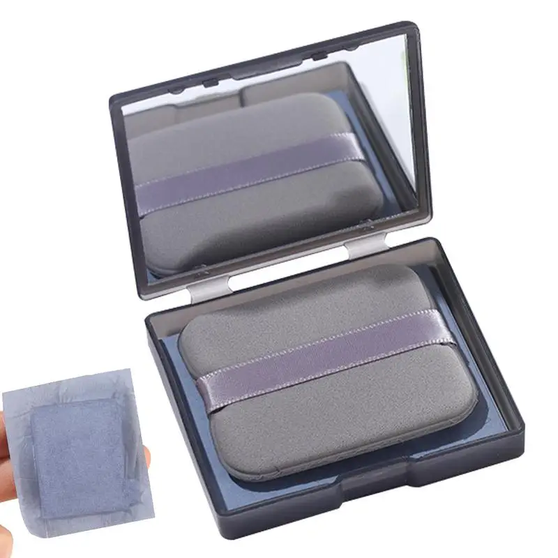 

Face Oil Blotting Paper Protable Face Wipes Oil Control Oil-absorbing Sheets Blotting Tissue With Mirror Makeup Puff For summer