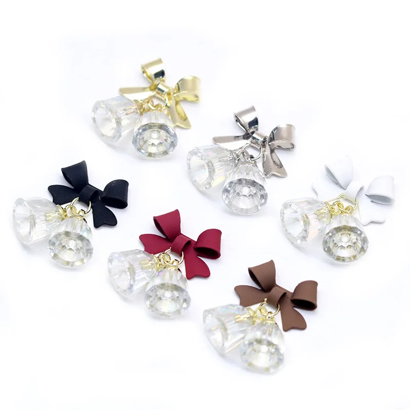 Winter Christmas Bell Pendant Nail Charms Bowknot Crystal Metal Nail Art Decoration Luxury Parts Jewelry Accessories Manicure
Winter Christmas Bell Pendant Nail Charms Bowknot Crystal Metal Nail Art Decoration Luxury Parts Jewelry Accessories Manicure