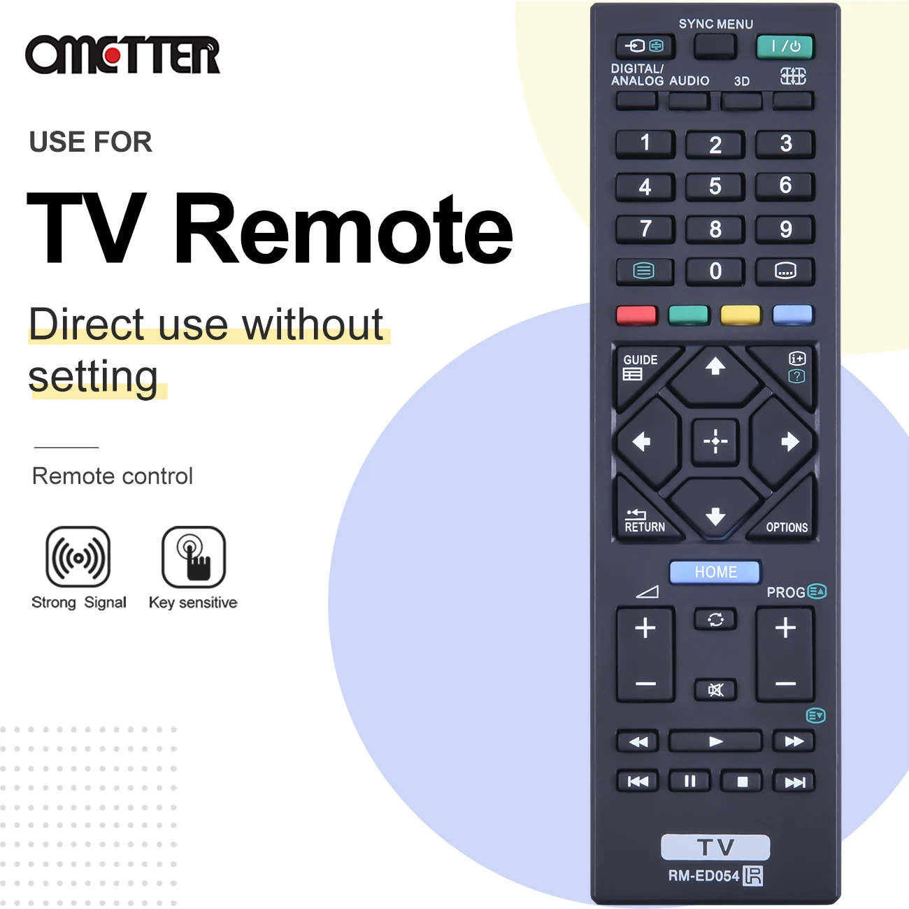 New RM-ED054 Remote Control For SONY Bravia TV RB1FK KDL-32R420A KDL-32R421A KDL-40R470A KDL-40R473A KDL-46R470A KDL-40R474A
New RM-ED054 Remote Control For SONY Bravia TV RB1FK KDL-32R420A KDL-32R421A KDL-40R470A KDL-40R473A KDL-46R470A KDL-40R474A