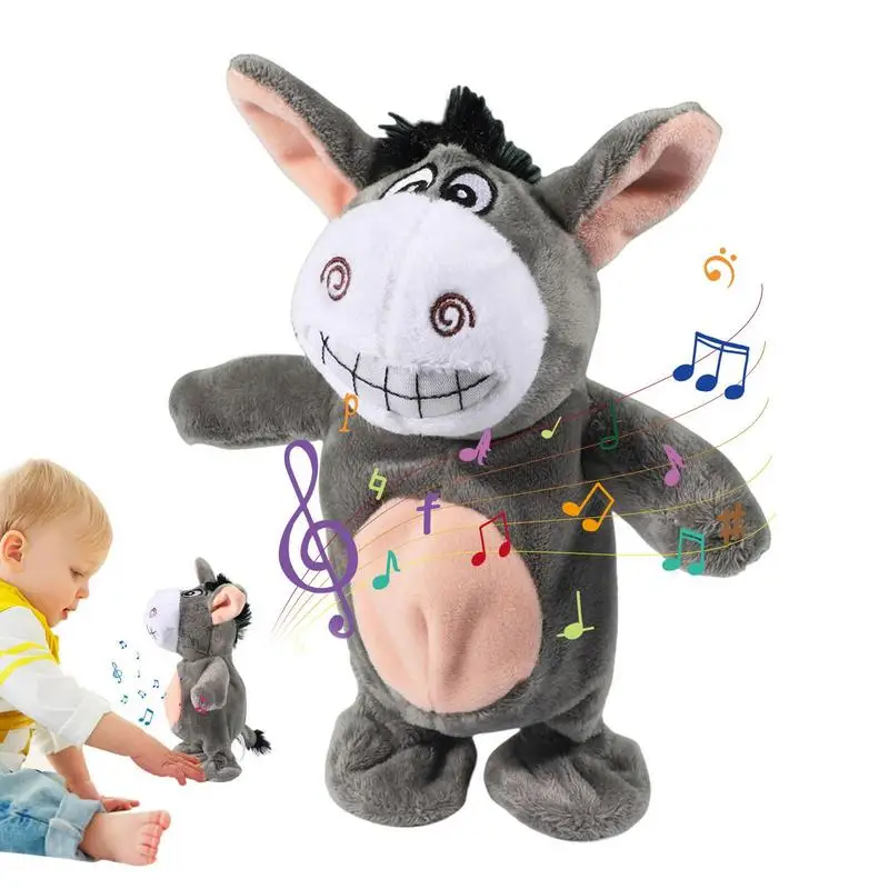 Walking Donkey Stuffed Toy Singing Stuffed Animal Toy Sensory Learning Development Musical Toy Electric Interactive Animated
Walking Donkey Stuffed Toy Singing Stuffed Animal Toy Sensory Learning Development Musical Toy Electric Interactive Animated