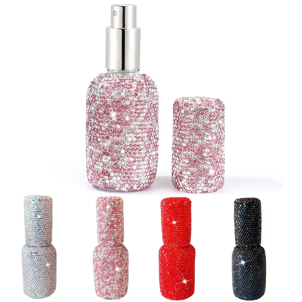 Portable Rhinestone Perfume Bottle Luxury Empty Refillable Spray Dispensers Shiny Reusable Scent Pump Atomizer Outgoing
Portable Rhinestone Perfume Bottle Luxury Empty Refillable Spray Dispensers Shiny Reusable Scent Pump Atomizer Outgoing