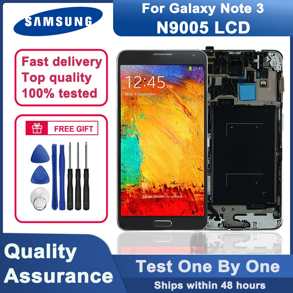 Original 5.7” LCD Display for Samsung Galaxy Note 3 N9005 N900 N900A N900V LCD touch screen digitizer assembly For Galaxy Note 3
Original 5.7” LCD Display for Samsung Galaxy Note 3 N9005 N900 N900A N900V LCD touch screen digitizer assembly For Galaxy Note 3