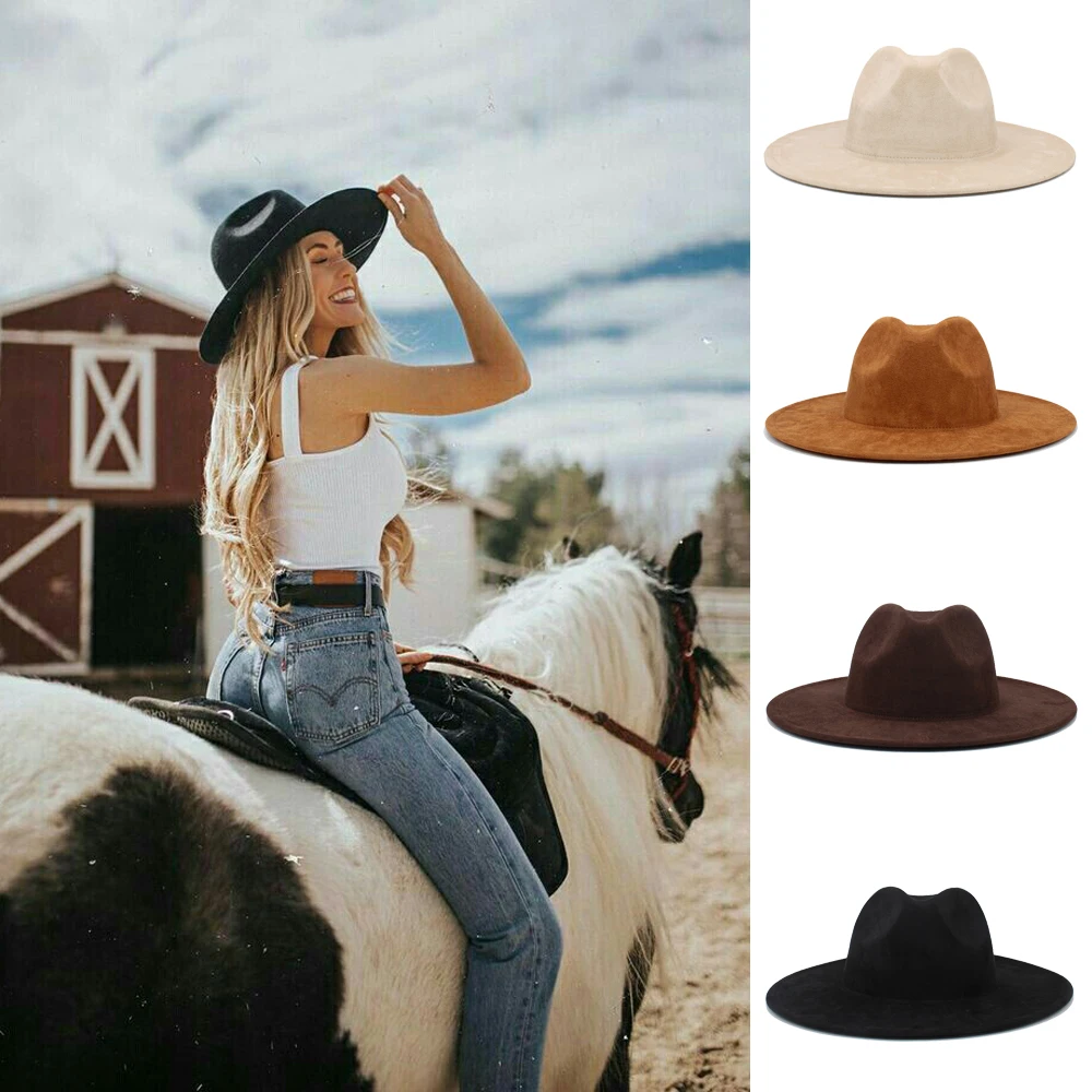 Men Women Suede Fabric Classical Panama Hats Wide Brim Sunhats Fedora Caps Trilby Jazz Outdoor Travel Party Street Style 7 1/4 L
Men Women Suede Fabric Classical Panama Hats Wide Brim Sunhats Fedora Caps Trilby Jazz Outdoor Travel Party Street Style 7 1/4 L
