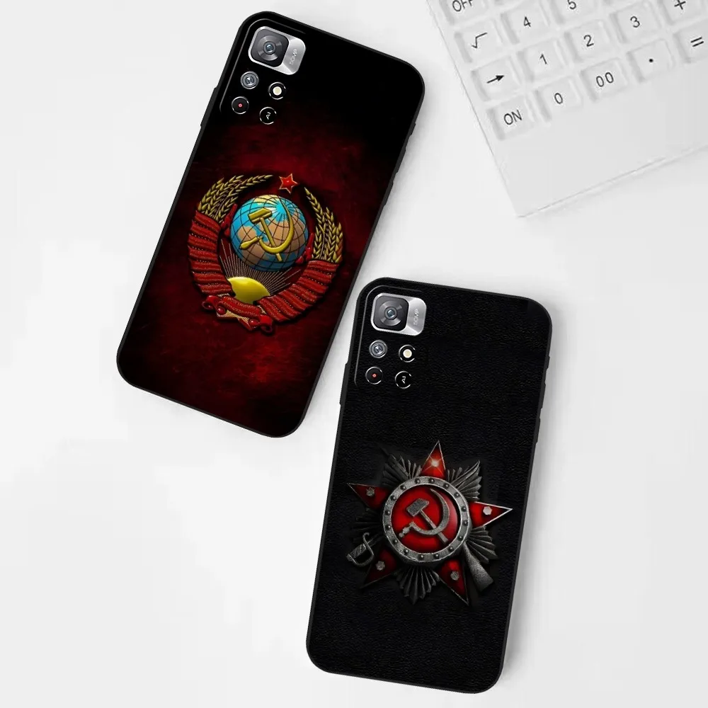 

Чехол для телефона с флагом Советского Союза СССР для Xiaomi redmi 10 11 12 13 lite pro ultra x tpro sultra spro s 5g защитный чехол