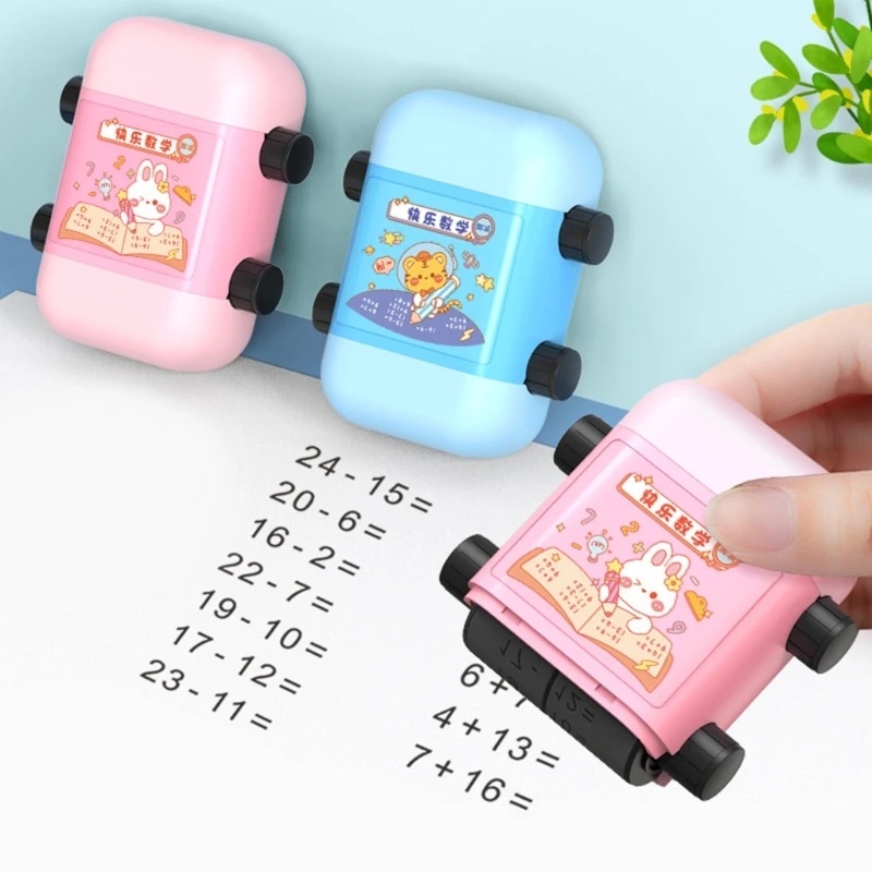 Practical Math Roller Stamps for Kids Dual-Head Math Stamp Math 100 Addition and Subtraction Practice Roller Stamp
Practical Math Roller Stamps for Kids Dual-Head Math Stamp Math 100 Addition and Subtraction Practice Roller Stamp