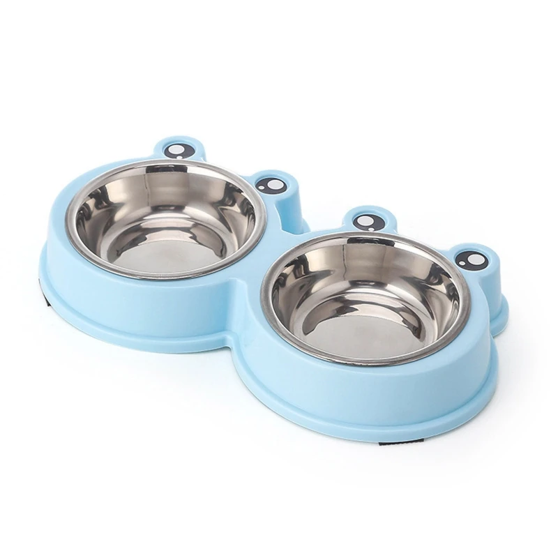 Double Dog Bowls 4.33" Stainless Steel Pet Bowl Non Slip Eco-friendly PP Station Water Feeder for Cats Small Dogs
Double Dog Bowls 4.33" Stainless Steel Pet Bowl Non Slip Eco-friendly PP Station Water Feeder for Cats Small Dogs