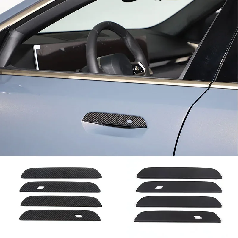 For BMW X1 5 Series I5 U11 G60 2023+ ABS Carbon Fiber/Matt Black Car Door Handle Cover Decorative Sticker Exterior Accessories
For BMW X1 5 Series I5 U11 G60 2023+ ABS Carbon Fiber/Matt Black Car Door Handle Cover Decorative Sticker Exterior Accessories
