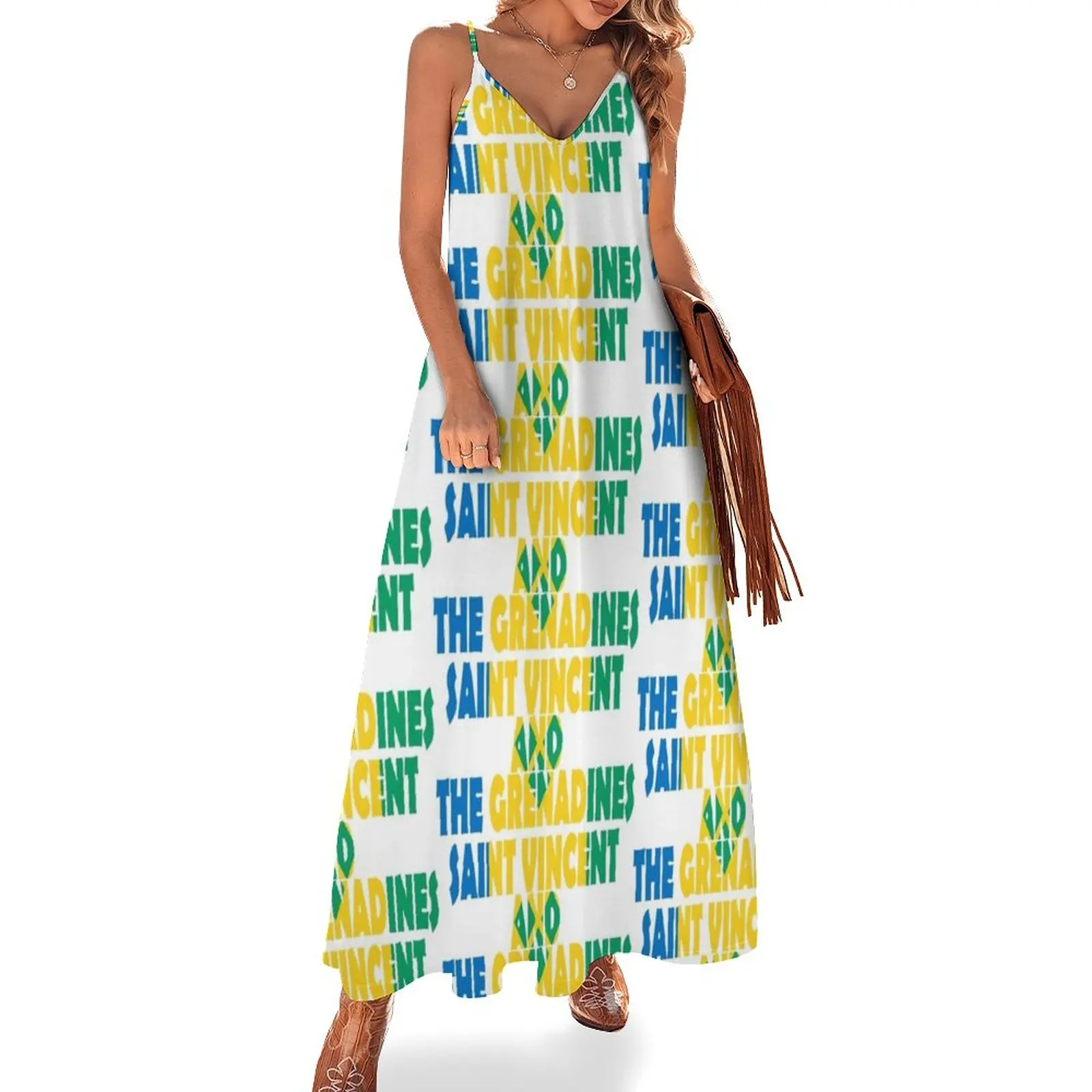 Saint Vincent and the Grenadines Sleeveless Dress dress women summer 2024 luxury woman party dress
Saint Vincent and the Grenadines Sleeveless Dress dress women summer 2024 luxury woman party dress