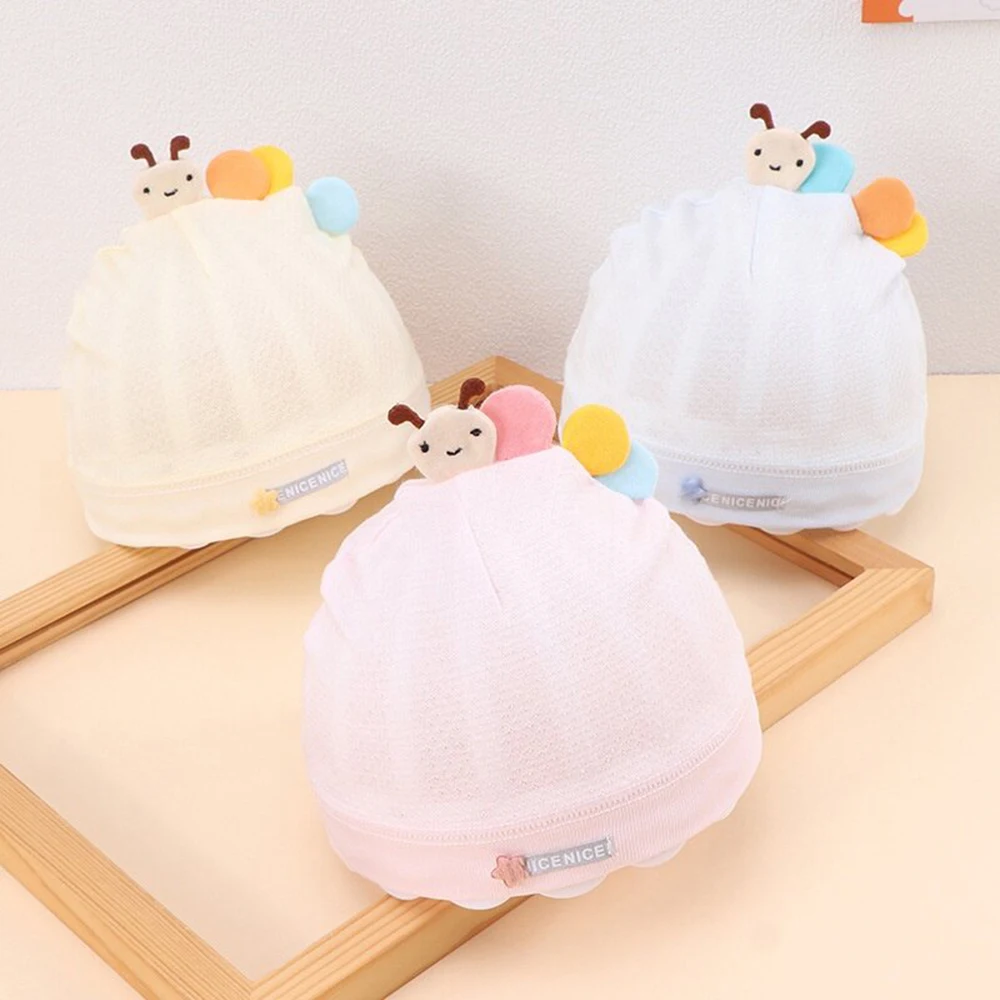 Cute Summer Newborn Baby Hat Cartoon Animal Bee Unisex Baby Girl Boys Head Cap Boneless Thin Cap For Kids 0-3 Months
Cute Summer Newborn Baby Hat Cartoon Animal Bee Unisex Baby Girl Boys Head Cap Boneless Thin Cap For Kids 0-3 Months