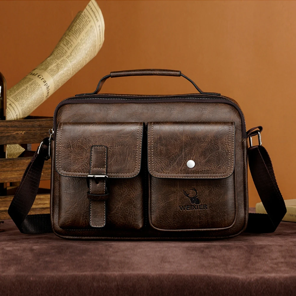Luxury Designer Men's Shoulder Portable Leather Handbag Business Briefcase Multi Pockets Crossbody Bag Brand Quality Sling Bag
Luxury Designer Men's Shoulder Portable Leather Handbag Business Briefcase Multi Pockets Crossbody Bag Brand Quality Sling Bag
