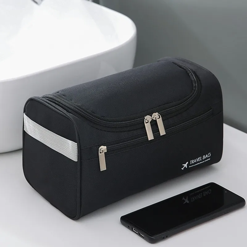 Polyester Men Business Portable Storage Bag Toiletries Organizer Women Travel Cosmetic Bag Hanging Waterproof Wash Pouch
Polyester Men Business Portable Storage Bag Toiletries Organizer Women Travel Cosmetic Bag Hanging Waterproof Wash Pouch