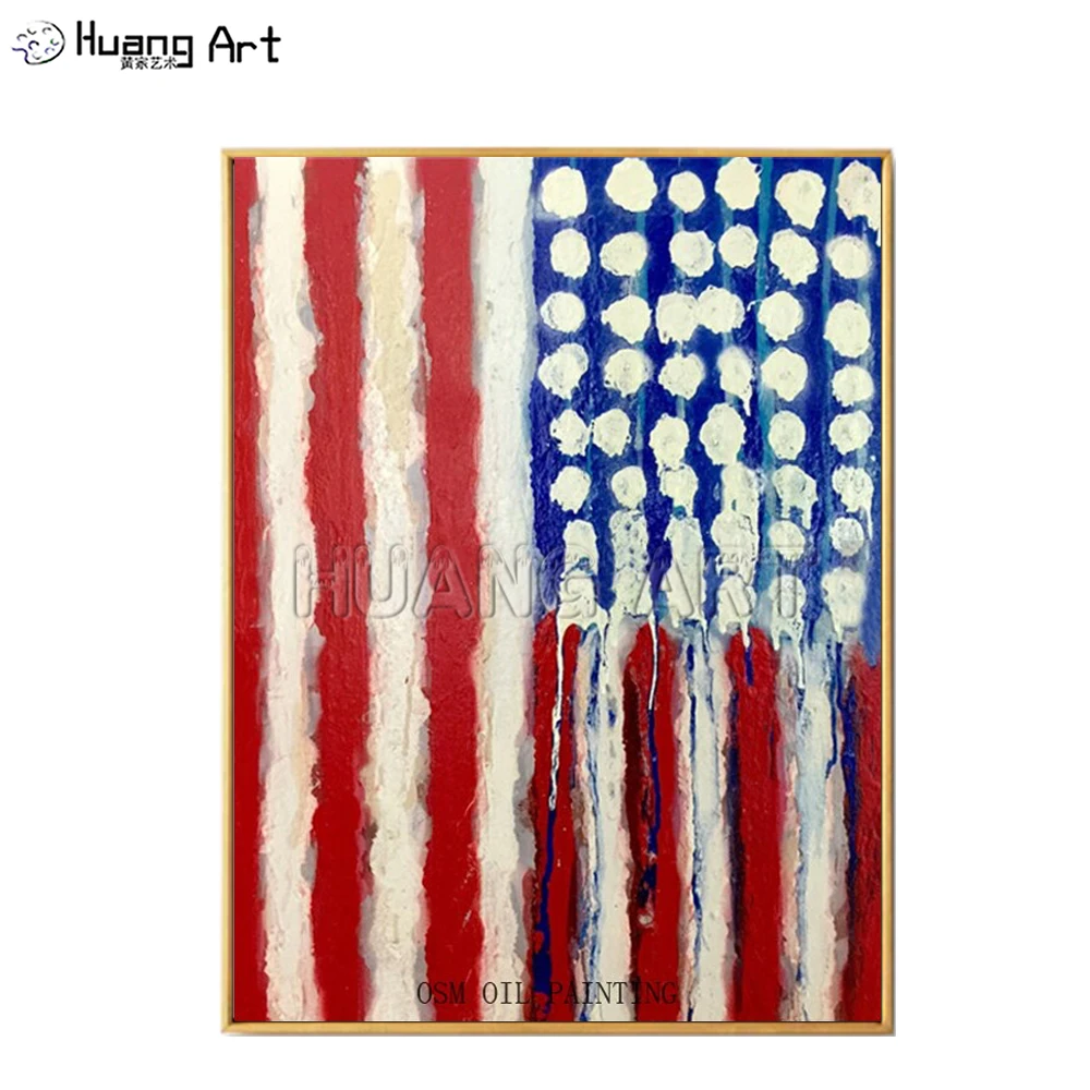 Free Shipping Good Quality USA FLAG Oil Painting for Wall Decoration Abstract America Flag Oil Painting for Home Decor Painting
Free Shipping Good Quality USA FLAG Oil Painting for Wall Decoration Abstract America Flag Oil Painting for Home Decor Painting