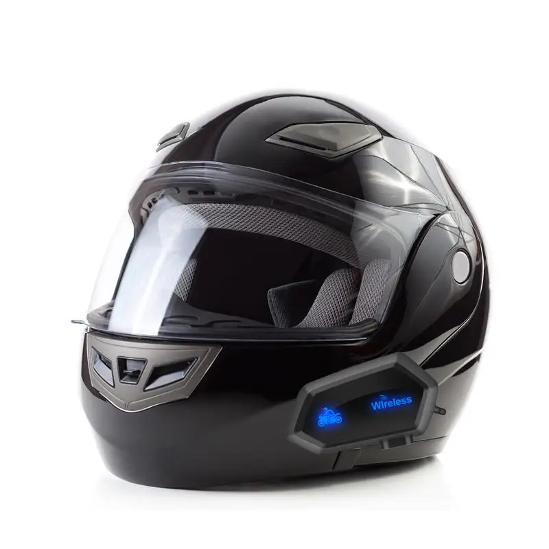 

Blue-tooth Motorcycle Helmets Headset Motorbike Wireless Headset And Intercom Communication System Waterproof Universal