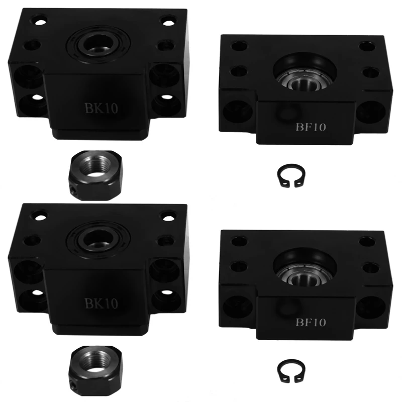 2X Ball Screw Support Set Includes 1X Bk10 And 1X Bf10 For Sfu1204 Ball Screw End Support Cnc Parts Bk / Bf10
2X Ball Screw Support Set Includes 1X Bk10 And 1X Bf10 For Sfu1204 Ball Screw End Support Cnc Parts Bk / Bf10