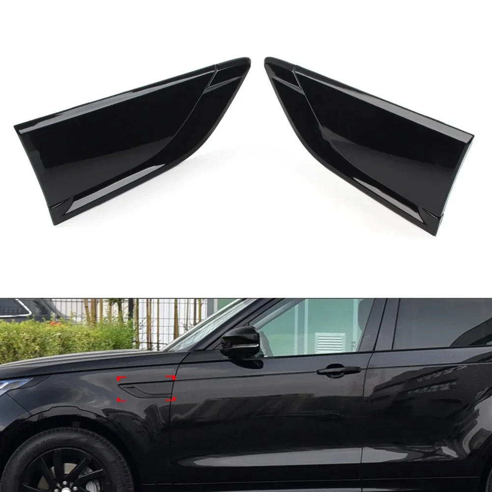 

1Pcs Bright Black Car Front Fender Air Intake Side Vent Cover For Land Rover Discovery 2017 2018 2019 2020 2021 2022