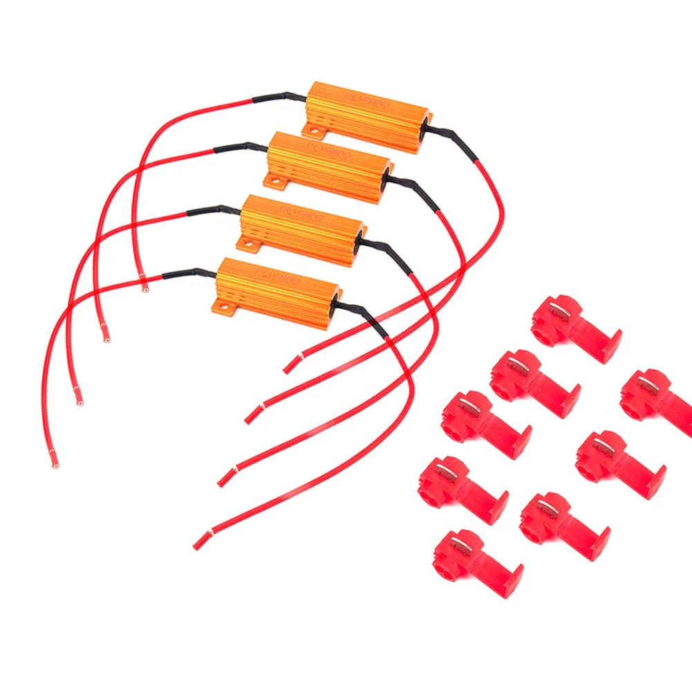 4x 6ohm 25W Load Resistor Error Flash Canbus Error Free For LED bulb Turn Signal Fog Lamp Reverse Light Daytime Running Light
4x 6ohm 25W Load Resistor Error Flash Canbus Error Free For LED bulb Turn Signal Fog Lamp Reverse Light Daytime Running Light