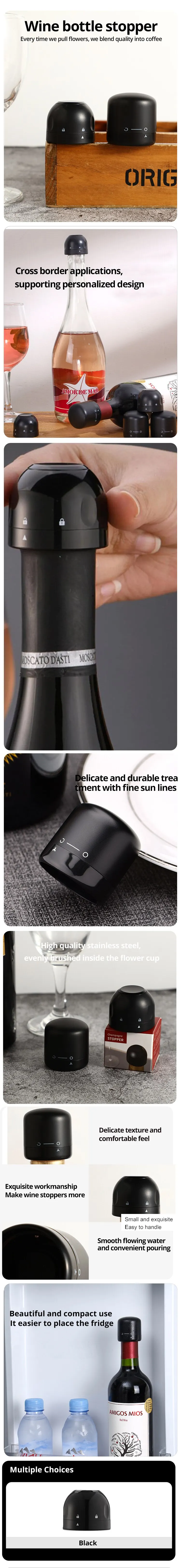 1pc schwarz Haushalts küche Versiegelung Rotwein flaschen Stopfen Mini Konservierung Spin auslaufs icher Wein Champagner Stopper Kappe 1pc schwarz Haushalts küche Versiegelung Rotwein flaschen Stopfen Mini Konservierung Spin auslaufs icher Wein Champagner Stopper Kappe