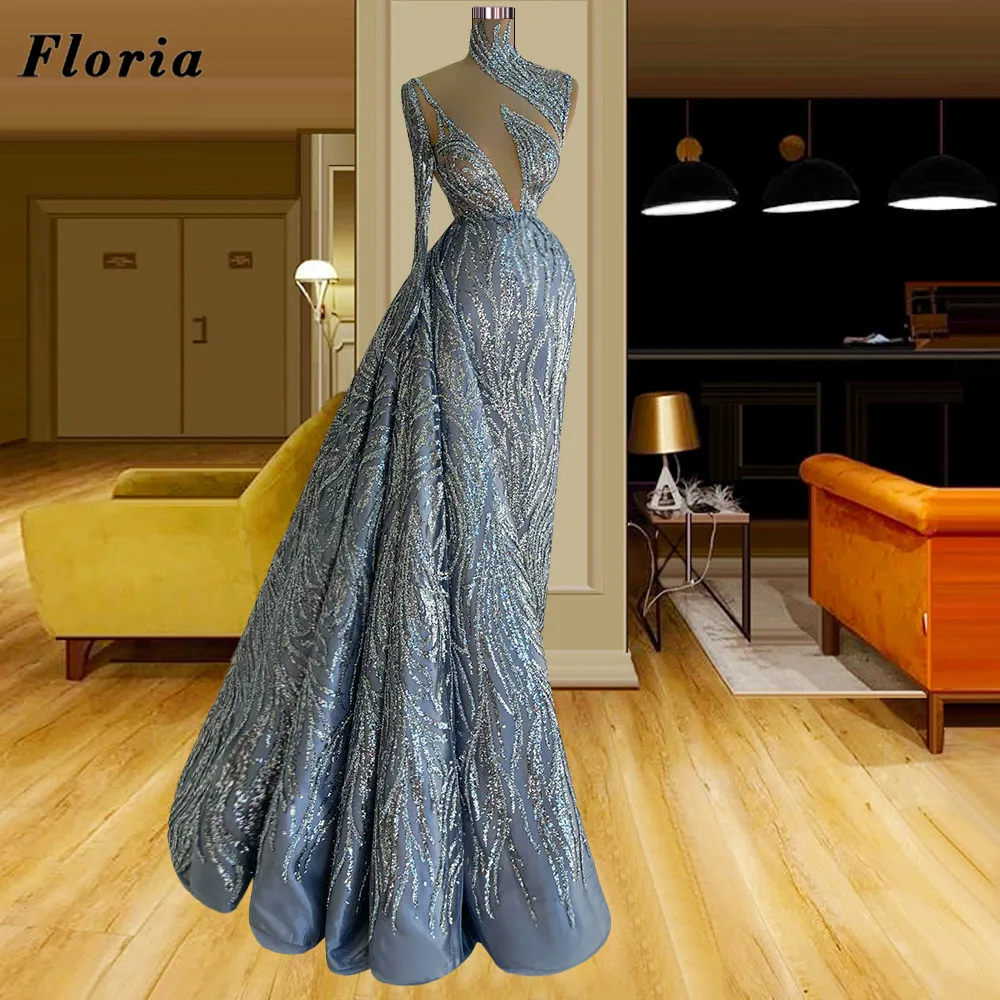 Floria Custom Made Grey Long Prom Dresses High Neck Dubai Couture Beading Evening Dresses Robes De Soiree 2022 Celebrity Dress
Floria Custom Made Grey Long Prom Dresses High Neck Dubai Couture Beading Evening Dresses Robes De Soiree 2022 Celebrity Dress