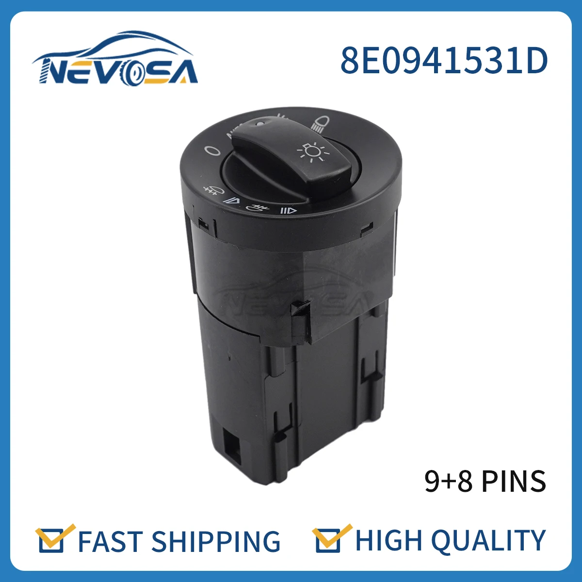 NEVOSA 8E0941531D Fog Lamp Headlight Light Switch Button For Audi A4 8E B6 B7 2002 2003 2004 2005 Car Accessories
NEVOSA 8E0941531D Fog Lamp Headlight Light Switch Button For Audi A4 8E B6 B7 2002 2003 2004 2005 Car Accessories