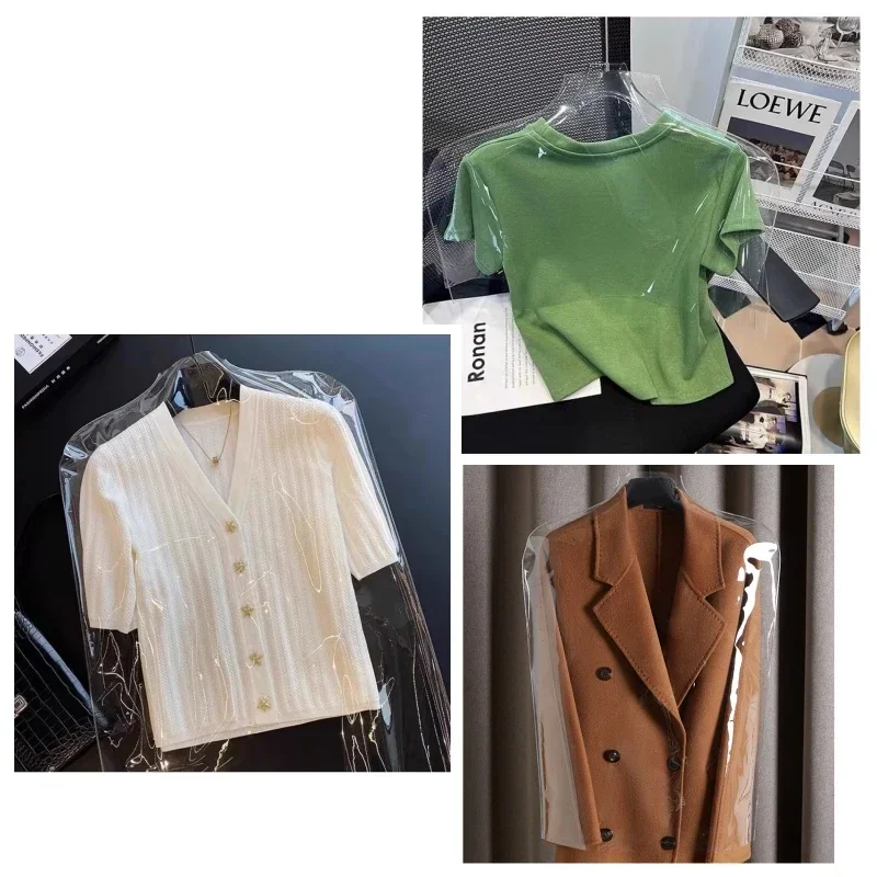5/10pcs DustProof Covers for Clothes Transparent Garment Bag Luggage Protective Cover MoistureProof Wardrobes Clothes Organizer
5/10pcs DustProof Covers for Clothes Transparent Garment Bag Luggage Protective Cover MoistureProof Wardrobes Clothes Organizer