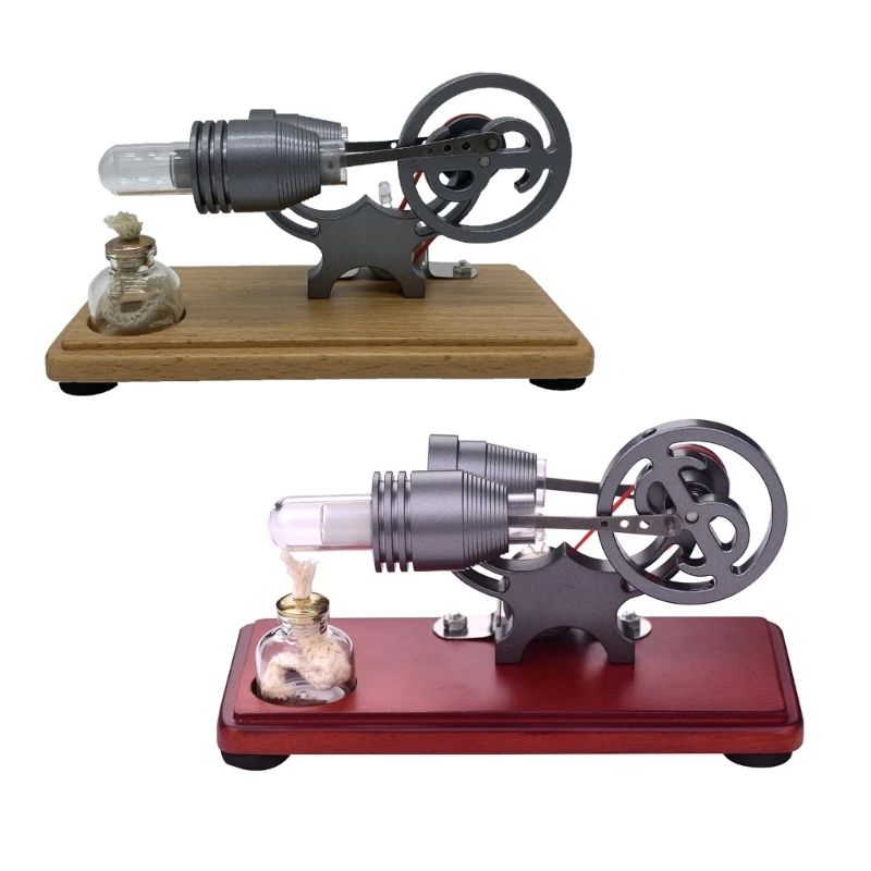 

Stirling Engine Model Stern Toy Hot Air Engine Model Physical Science Experiment Teaching Aids for Kid Student