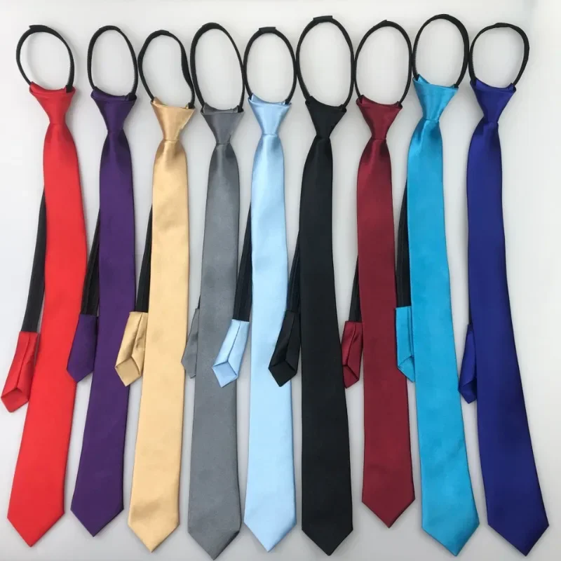 Tie Male Zip-up Korean Version Shirt Student Black Trend Lazy One Pull Business Solid Color 38cm Formal Dress Women
Tie Male Zip-up Korean Version Shirt Student Black Trend Lazy One Pull Business Solid Color 38cm Formal Dress Women