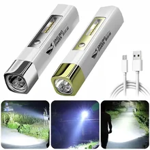 Power Bank Flashlight Portable Mini Ultra Bright Torch USB Rechargeable 4 Lighting Modes Flashlight Camping Adventure Light
Power Bank Flashlight Portable Mini Ultra Bright Torch USB Rechargeable 4 Lighting Modes Flashlight Camping Adventure Light