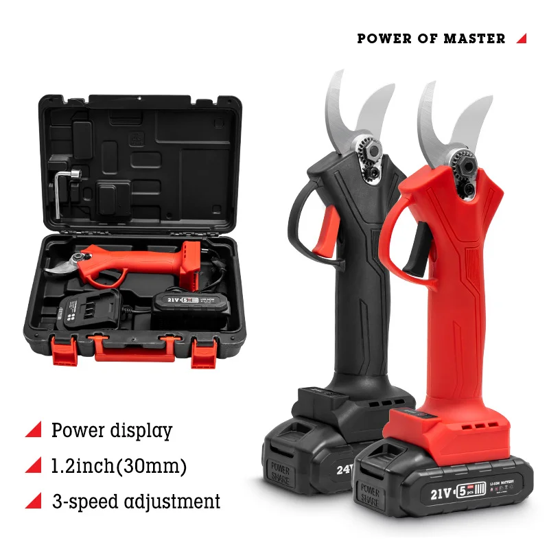 3000W 30mm Electric Scissors Rechargeable Woodworking Pruning Chainsaw One-handed Garden Power Tool Garden Branch Cutter EU Plug
3000W 30mm Electric Scissors Rechargeable Woodworking Pruning Chainsaw One-handed Garden Power Tool Garden Branch Cutter EU Plug