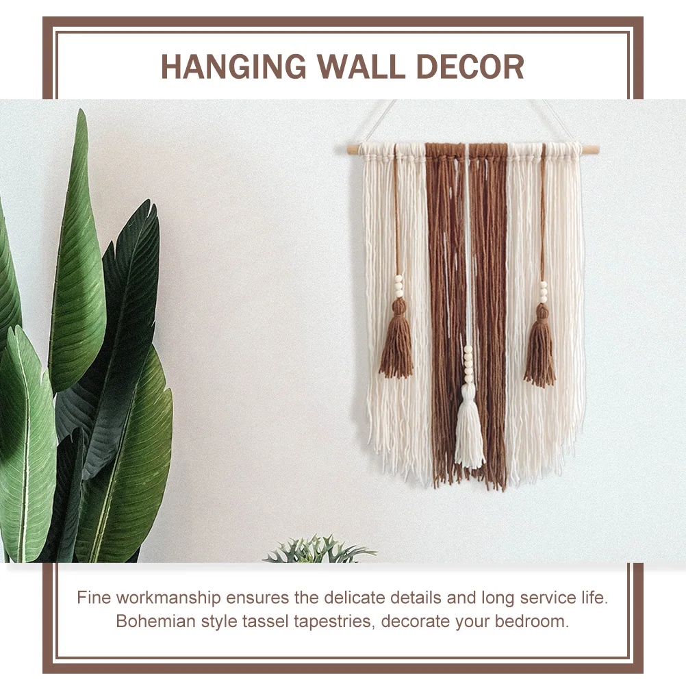 Boho Acrylic Yarn Tassels - Set of 2 Wall Hangings 4 S5a5d4d0c5235489c84bbc45b4a6378a1X