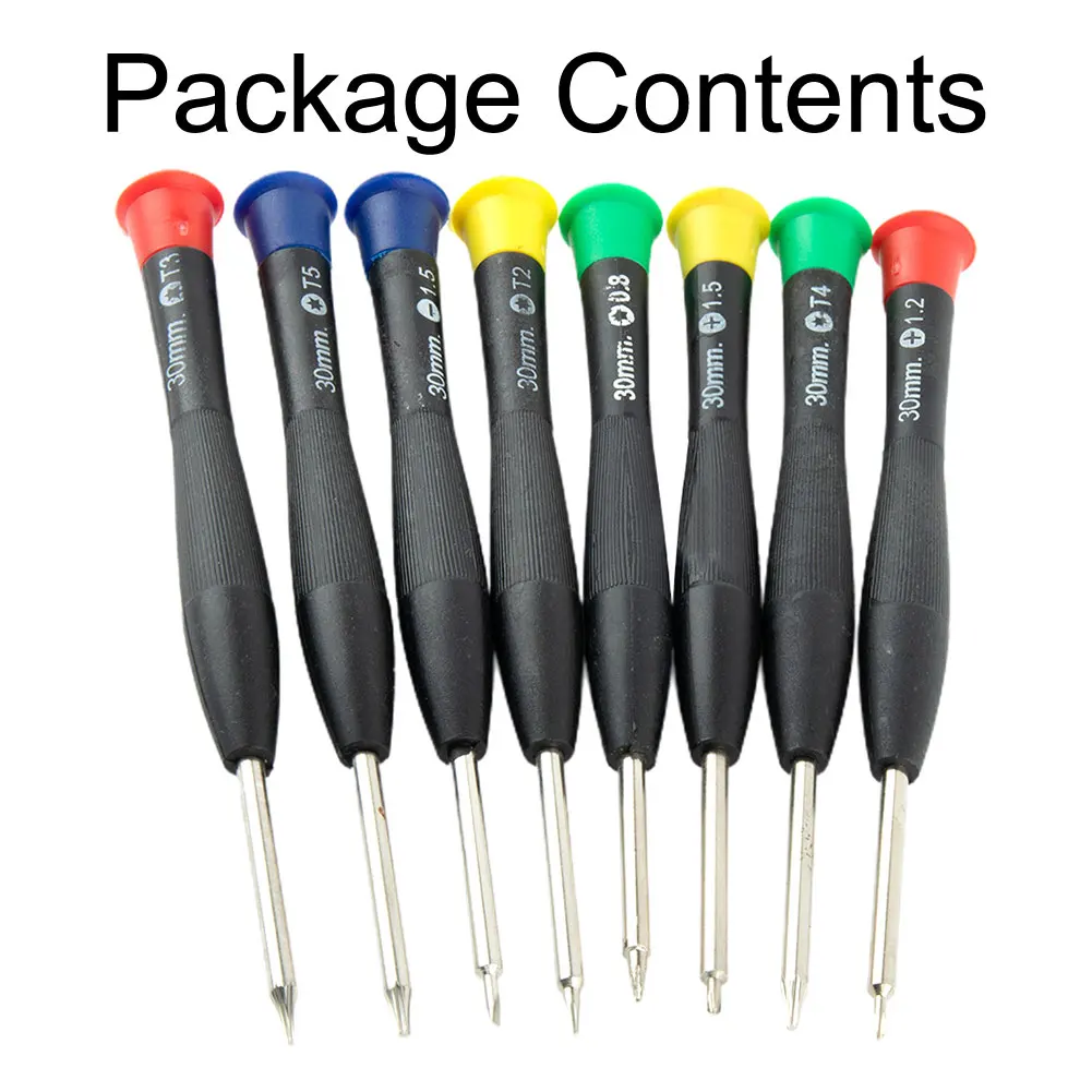 8pcs Precision Torx Cross Screwdriver Set Repairing Tool T3 T4 T5 PH000 SL1.5 For Watches Mobile Phones Repair
8pcs Precision Torx Cross Screwdriver Set Repairing Tool T3 T4 T5 PH000 SL1.5 For Watches Mobile Phones Repair
