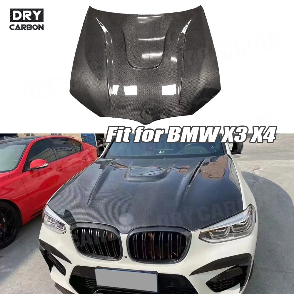 Carbon Fiber Front Engine Hood Cover Bonnet Cap Body Kits for BMW X3 G01 X4 G02 F97 X3M F98 X4M 2019+ Hood Accessories
Carbon Fiber Front Engine Hood Cover Bonnet Cap Body Kits for BMW X3 G01 X4 G02 F97 X3M F98 X4M 2019+ Hood Accessories