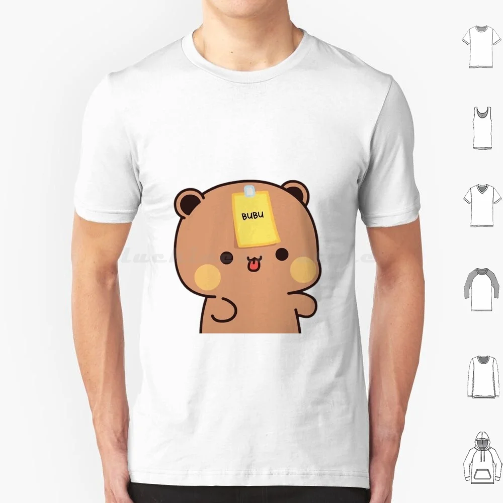 

Bubu Dudu футболка 6Xl хлопковая крутая футболка Bubu Dudu Love Bubu Cute Baby bear Baby Panda Bubu Dudu Милая панда