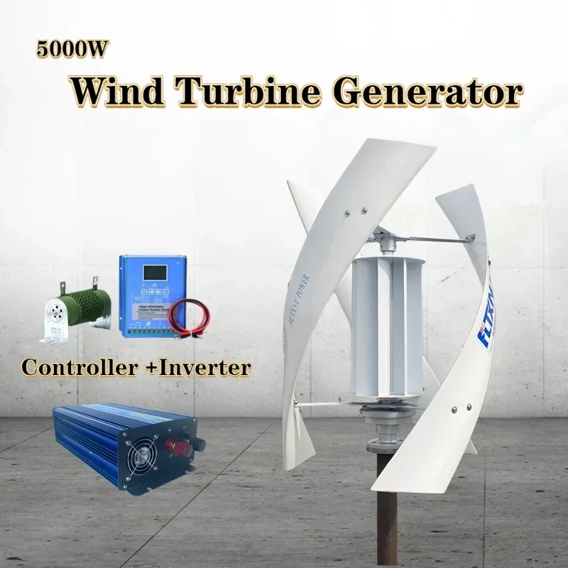 New Energy Windmill 5000w 3000w 10000w 3kw 5kw 24v 48v Vertical Wind Turbine Generator Maglev Generator Hybrid Controller
New Energy Windmill 5000w 3000w 10000w 3kw 5kw 24v 48v Vertical Wind Turbine Generator Maglev Generator Hybrid Controller